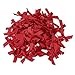 100pcs/Lot Handmade Small Polyester Satin Ribbon Bow Appliques Sewing Craft DIY Kids Girls Headwear Hair Accessories (Red)