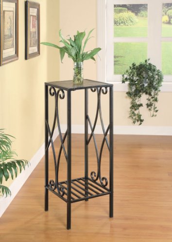 Metal Plant stand in gold speckles