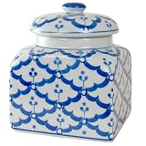 Ottoman Blue Canister