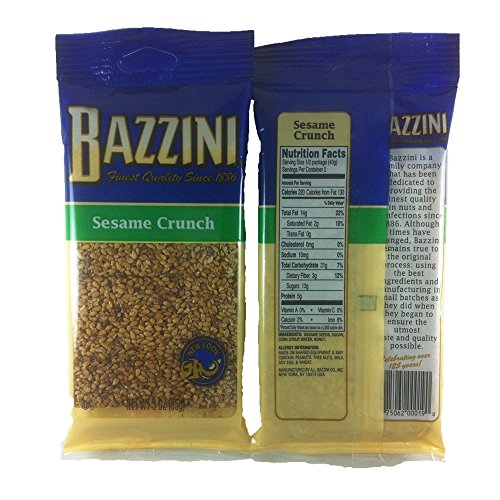 Bazzini Nut Crunch Bar Snack Bundle (12Pack Variety) Food, Beverages