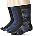 Dickies Men's Camo and Marl All Season Moisture Control Crew Socks, 4 Pair