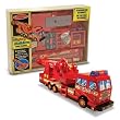 Melissa & Doug Deluxe Wooden Mighty Builders Fire Truck