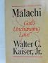 Malachi: God's unchanging love