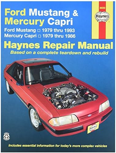 Haynes Ford Mustang 79-93, Mercury Capri 79 - 86