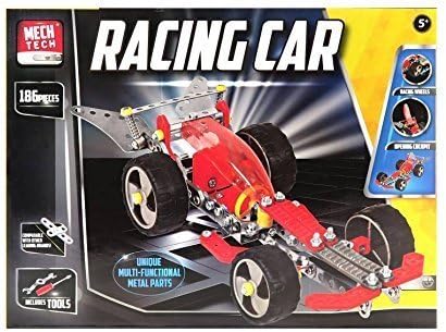 Build Your Own Racing Car, Mech Tech, Includes Tools, 186-Pieces by Mech Tech