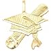 14k Gold Graduation Cap & Diploma Charm College 17.5mm