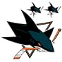 San Jose Sharks Removable Logo - 24x24"