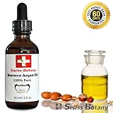 Pure Argan Oil - Organic Moroccan Argan Oil - Intensely Nourishes and Soothes, for Skin, Nails and Hair. Argan Oil Repairs and Rejuvenates Hair and Skin. 100% Money Back Guarantee