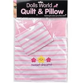 Dolls World Quilt & Pillow Set