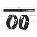 Smart Watch Pedometer Intelligent Alert Activity Sleep Wristband Tracker Blak