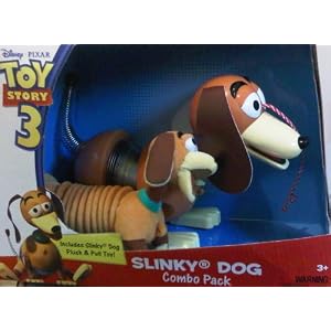 Disney Toy Story Slinky Dog and Plush Pull Toy Combo Pack by 