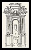 Master HG (Vertical washstands with a superstructure) White Wood-Mounted Art Poster Print - 13" X 19"