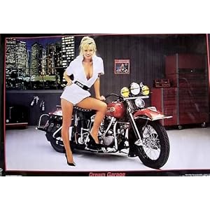 Harley Davidson Poster ~ 1938 EL~ Rare Official Licensed Poster!!~ Approx 35