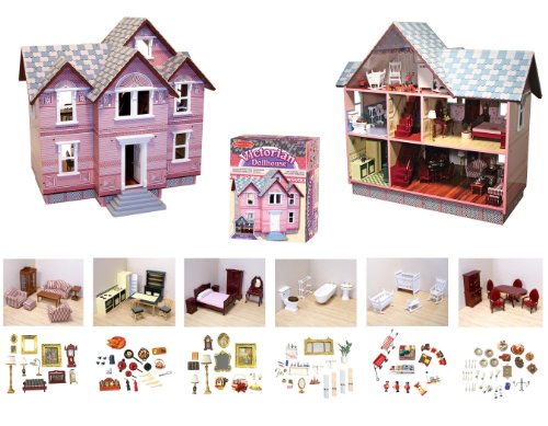 New - Victorian Dollhouse - 2580