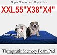55"X38" XXL DOG BED 100% Orthopedic Grade Memory Foam Pad Pet Bed for Big Dog - XXL Extra Large