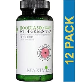 Hoodia 500, Maximize, Maximum International, 120 Veggiecaps, 12 bottles