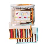 Zutano Print Burp Cloth 2 Pack, Stripe