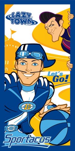 Childrens Toyshop   : ZAP Lazy Town Sporticus Printed Towel