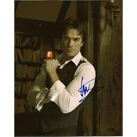  Ian Somerhalder Signed the Vampire Diaries 8x10 Photo #2