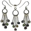 Jewelry From India Ring And Pendant Sets Sterling Silver With Amethyst Gemstones 28 Grams