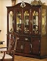 Furniture online: China Cabinet Buffet Hutch - Traditional Cherry Finish