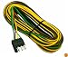 Wesbar 4-Way Flat 25-Feet Trailer End Wishbone Harness, 3-Feet Ground