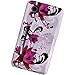 HR Wireless Design Case for LG Optimus Zone - Retail Packaging - Purple Lily