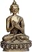 Sitting Buddha Brass Statue 8 x 5 inches