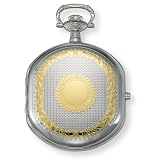 Bellagio bel tempo Regale Series Swiss Quartz Gold Tone Pocket Watch w Built-in Stand and Chain #... by Bellagio