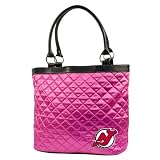 NHL New Jersey Devils Pink Quilted Tote