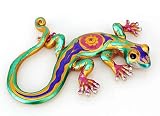 Eidechse Gecko Deko Salamander Dekotier L 21 cm