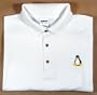 Tux the Linux Penguin Short Sleeve Jersey Knit Sport Polo Shirt