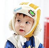 On Dolce 選べる5色 男の子用 帽子 子供 ベビー キッズ 防寒 かわいい 耳当て あり KC002 (イエロー)