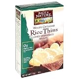 Back to Nature Rice Thins, White Cheddar, 4-Ounce Boxes (Pack of 12)