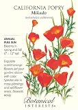 Amazon / Hirts: Seed; Poppy: Mikado California Poppy Seeds - 1 gram - Perennial