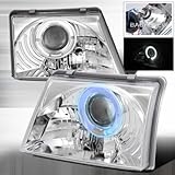 Ford Ranger 98 99 00 01 Halo Projector Headlights - Chrome (Pair) Ford Ranger 98 99 00 01 Halo Projector Headlights - Chrome (Pair)