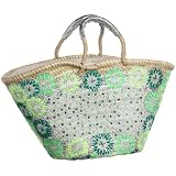 [ファティマモロッコ] Fatima Morocco フラワー刺繍バスケット
