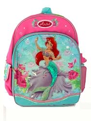 Disney Princess Little Mermaid School Backpack -Full size Ariel School Bag