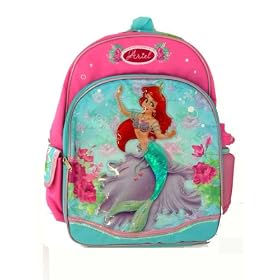 Disney Princess Little Mermaid School Backpack -Full size Ariel School Bag by Disney