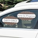 Exclusive Gifts and Favors-Bridal Entourage Standard Window Clings By Cathy Concepts