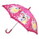 ディズニープリンセス　フリフリハートジャンプ傘　ディープピンク6074d