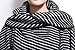 ellazhu Women Fashion Stripe Lapel Raglan Sleeve Coat Outwear OneSize GY254