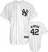 Mariano Rivera Jersey: Adult 2010 Majestic Home Pinstripe Replica #42 New York Yankees Jersey