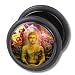 Fake Ohr-Piercing Schmuck Ohr-Plug Ohrstecker Buddha