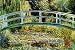 Le Pont Japonais a Giverny Art Styles Poster Print by Claude Monet, 36x24