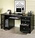 Oxford Executive Desk 30.5'hx65.5'w Black Image