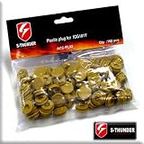 S-thunder Caps for Powder Spraying Landmine 100pcs Bag Acc-pl02 Yellow