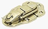 Liberty Hardware Mfg 0867XC Brass-Plated Steel Catch, With Padlock Eye
