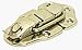 Liberty Hardware Mfg 0867XC Brass-Plated Steel Catch, With Padlock Eye