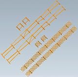 GARDEN & FIELD FENCES - FALLER HO SCALE MODEL TRAIN ACCESSORIES 180406